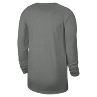 Unisex Nike Heather Gray Atlanta Hawks 2023/24 Legend On-Court Practice Performance Long Sleeve T-Shirt