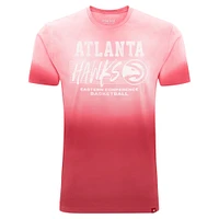Unisex Sportiqe Red Atlanta Hawks Bingham Sun-Fade T-Shirt