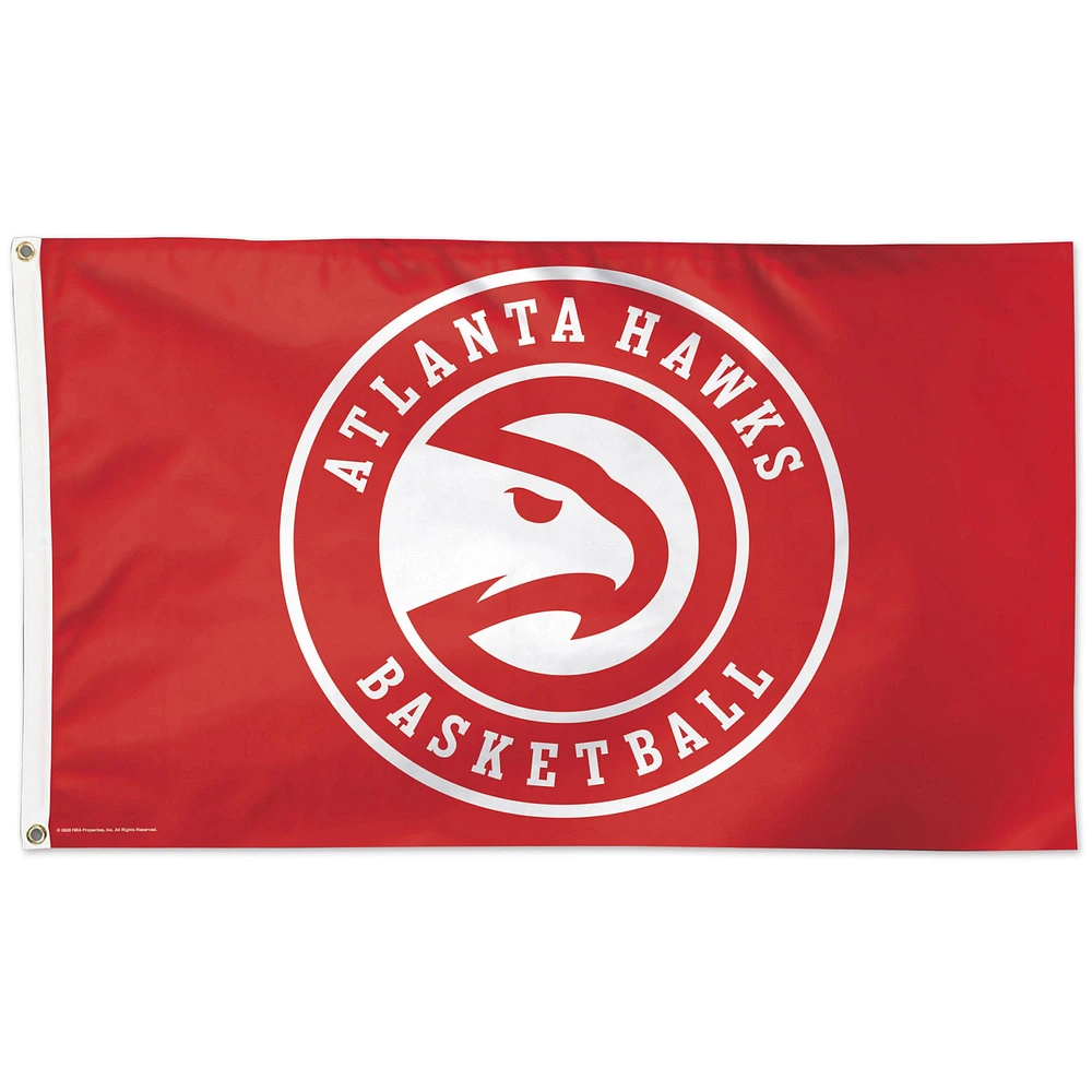 WinCraft Atlanta Hawks 3' x 5' Circle Logo One-Sided Flag