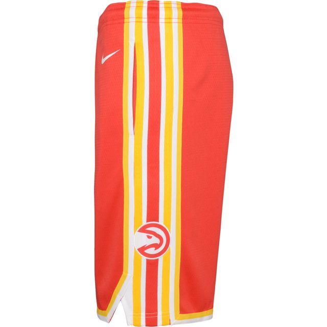 Short Swingman Nike Atlanta Hawks 2020/21 pour enfant rouge - Icon Edition