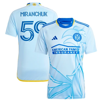 Maillot de joueur réplique adidas Aleksei Miranchuk bleu clair Atlanta United FC 2024 The Resurgens Kit pour homme