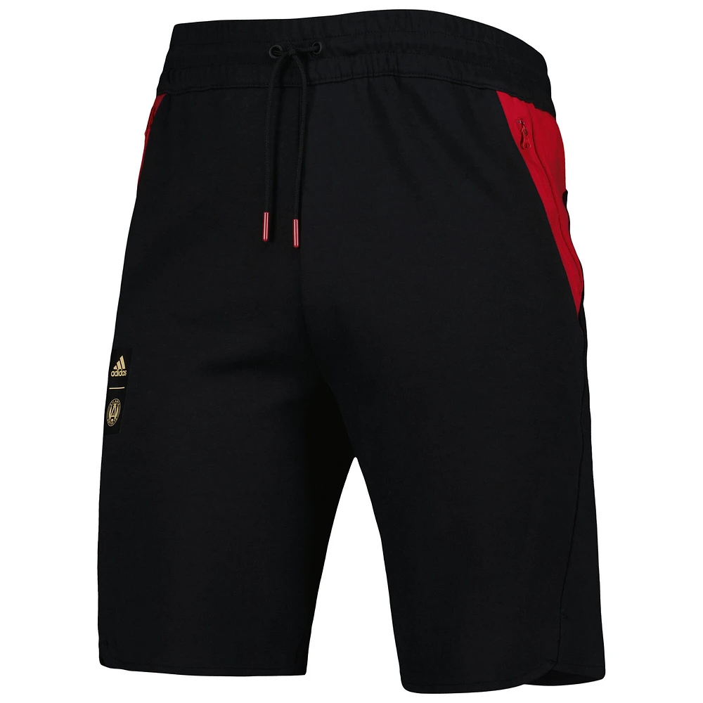 Men's adidas Black Atlanta United FC 2023 Player Travel Shorts