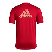 T-shirt adidas rouge Atlanta United FC Local Pop AEROREADY pour hommes