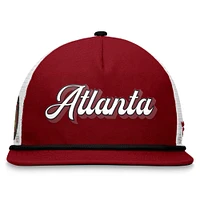 Men's Fanatics Garnet/White Atlanta United FC True Classic Golf Snapback Hat