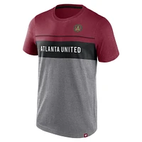 Men's Fanatics Red/Gray Atlanta United FC Striking Distance T-Shirt