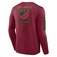 Men's Fanatics Red Atlanta United FC Constant Success Long Sleeve T-Shirt