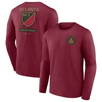 Men's Fanatics Red Atlanta United FC Constant Success Long Sleeve T-Shirt