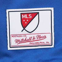 Men's Mitchell & Ness Blue/White Atlanta United FC Resurgens Reversible Raglan Full-Snap Jacket