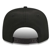 Men's New Era  Black Atlanta United FC Script Golfer Adjustable Hat