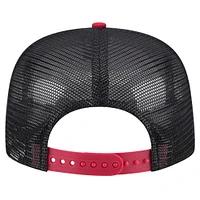 Men's New Era Black Atlanta United FC Throwback Golfer Snapback Hat