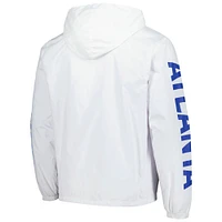 Men's White Atlanta United FC Graffiti Hoodie Full-Zip Windbreaker
