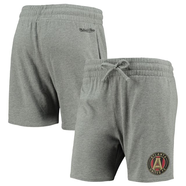 Short avec logo Atlanta United FC Mitchell & Ness gris chiné pour femme
