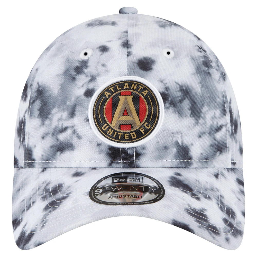Women's New Era Black Atlanta United FC Tie-Dye 9TWENTY Adjustable Hat
