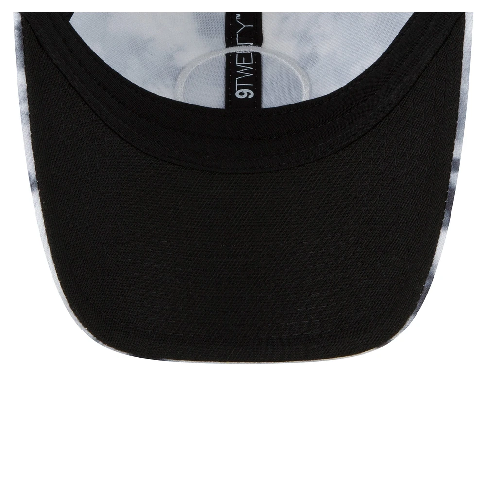 Women's New Era Black Atlanta United FC Tie-Dye 9TWENTY Adjustable Hat