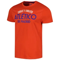 Men's Red Atletico de Madrid Block West T-Shirt