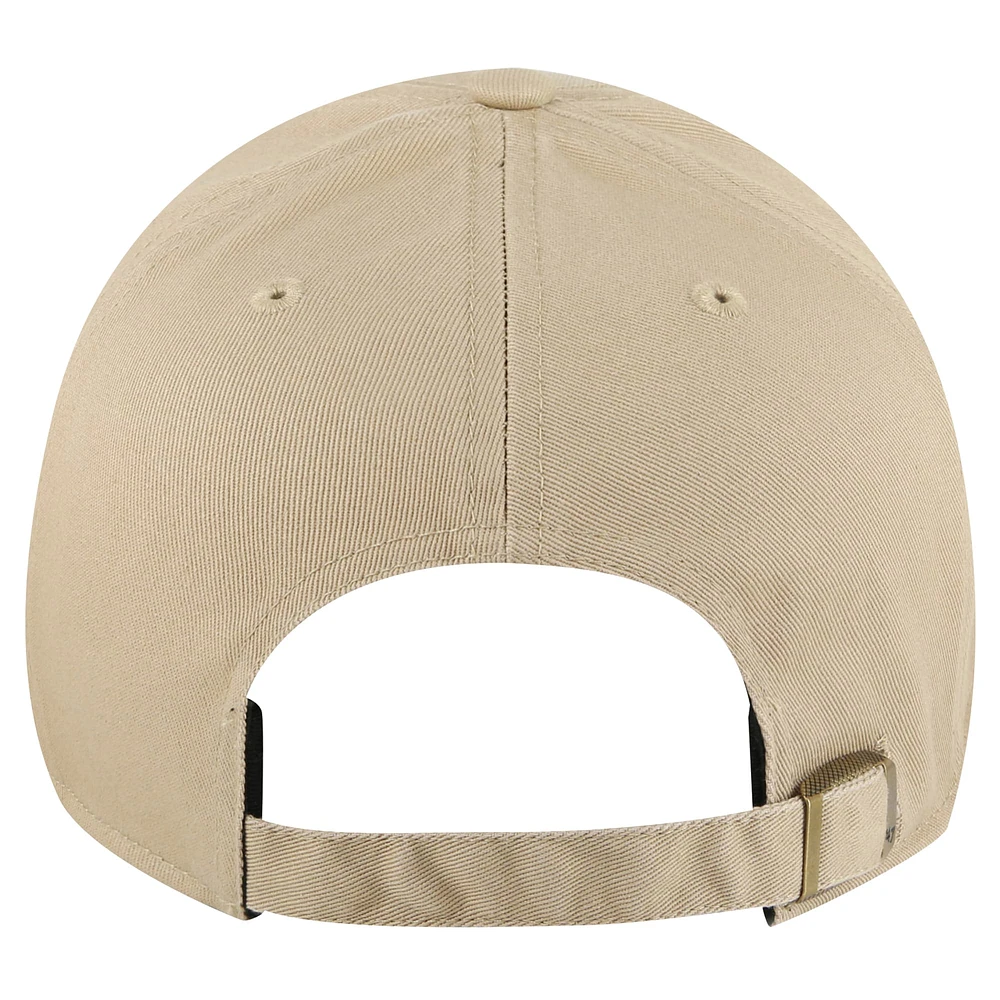 Men's '47 Khaki Auburn Tigers Powell MVP Adjustable Hat