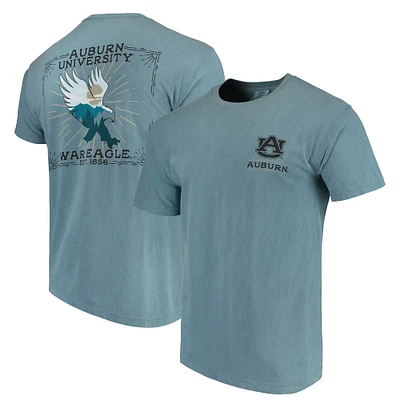T-shirt bleu Auburn Tigers State Scenery Comfort Colors pour homme