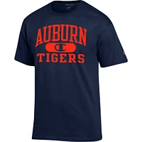 Men's Champion Navy Auburn Tigers Arch Pill T-Shirt