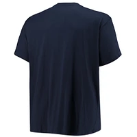 Men's Champion Navy Auburn Tigers Big & Tall Arch Over Wordmark T-Shirt