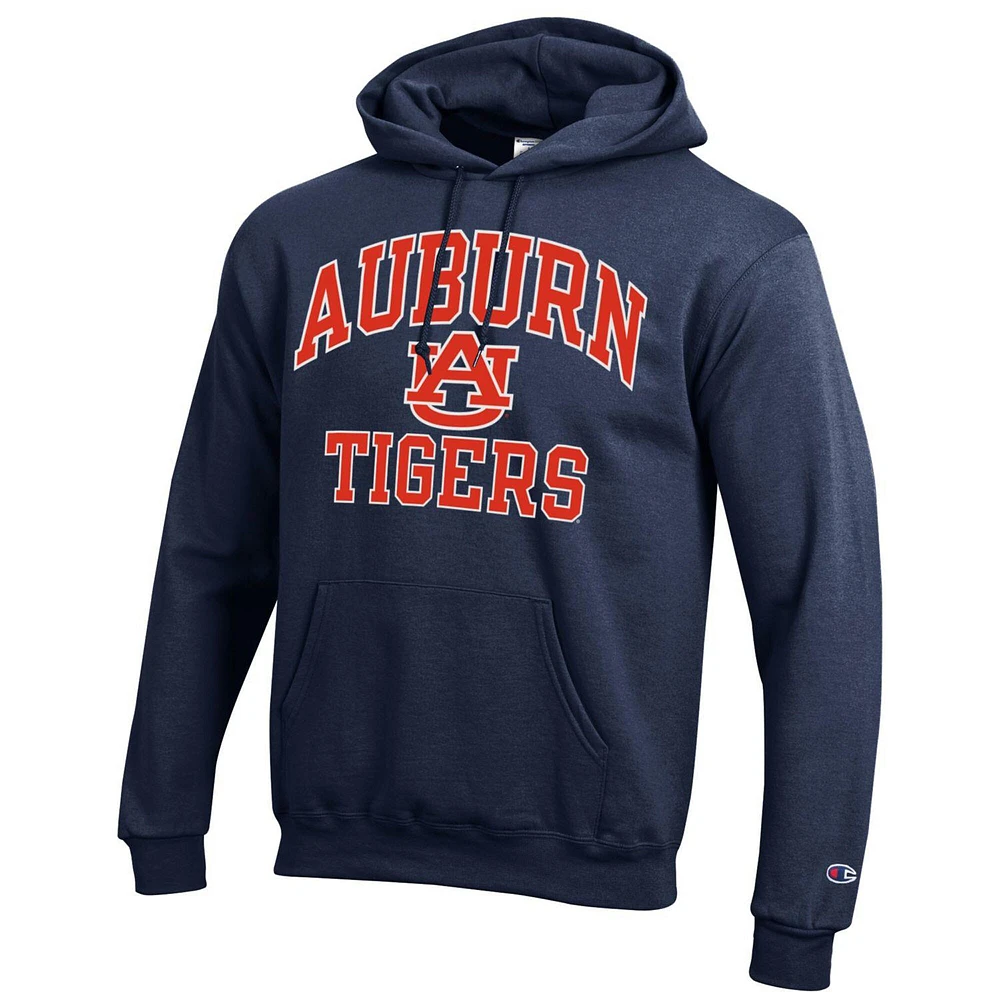Men's Champion Navy Auburn Tigers High Motor Pullover Hoodie