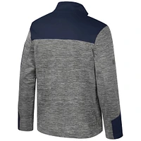 Men's Colosseum  Gray/Navy Auburn Tigers Guard Full-Zip Jacket