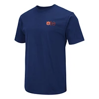 Men's Colosseum Navy Auburn Tigers OHT Military Appreciation T-Shirt