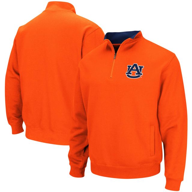 Veste Colosseum Orange Auburn Tigers Tortugas Logo Quarter-Zip Pullover pour homme