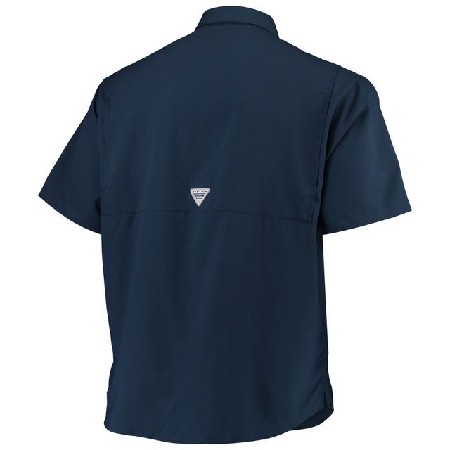 Chemise boutonnée Tamiami Big & Tall Collegiate des Tigers de la marine Columbia pour homme