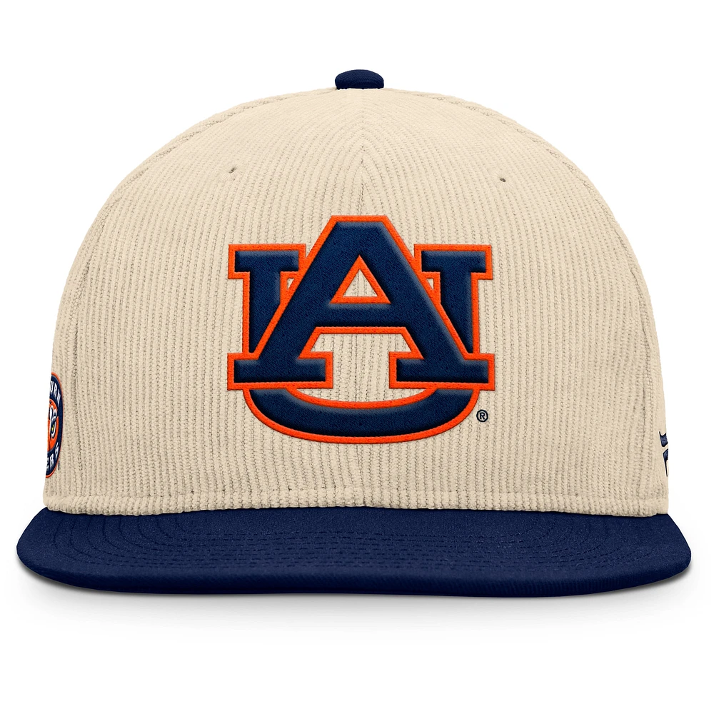 Men's Fanatics Tan Auburn Tigers Catcher Snapback Hat