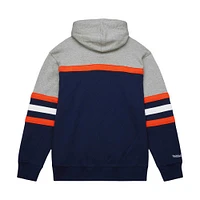 Men's Mitchell & Ness Navy Auburn Tigers Head Coach Pullover Hoodie