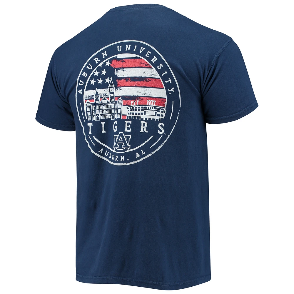 Men's Navy Auburn Tigers Campus Americana T-Shirt