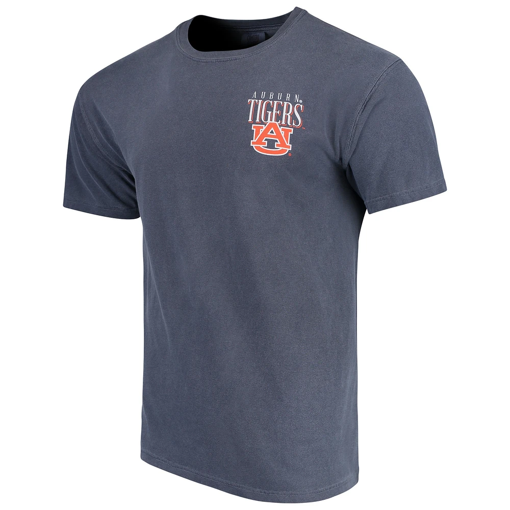 T-shirt bleu marine Auburn Tigers Welcome to the South Comfort Colours pour homme