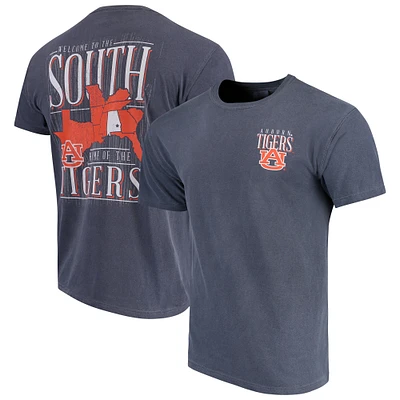 T-shirt bleu marine Auburn Tigers Welcome to the South Comfort Colours pour homme