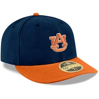 Men's New Era Navy/Orange Auburn Tigers Basic Low Profile 59FIFTY Fitted Hat