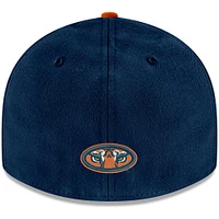Men's New Era Navy/Orange Auburn Tigers Basic Low Profile 59FIFTY Fitted Hat