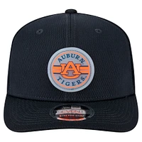 Men's New Era Navy Auburn Tigers Patched 9SEVENTY Stretch-Snap Adjustable Hat