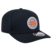 Men's New Era Navy Auburn Tigers Patched 9SEVENTY Stretch-Snap Adjustable Hat