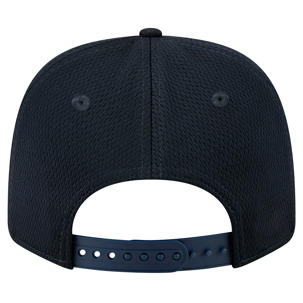 Men's New Era Navy Auburn Tigers Patched 9SEVENTY Stretch-Snap Adjustable Hat