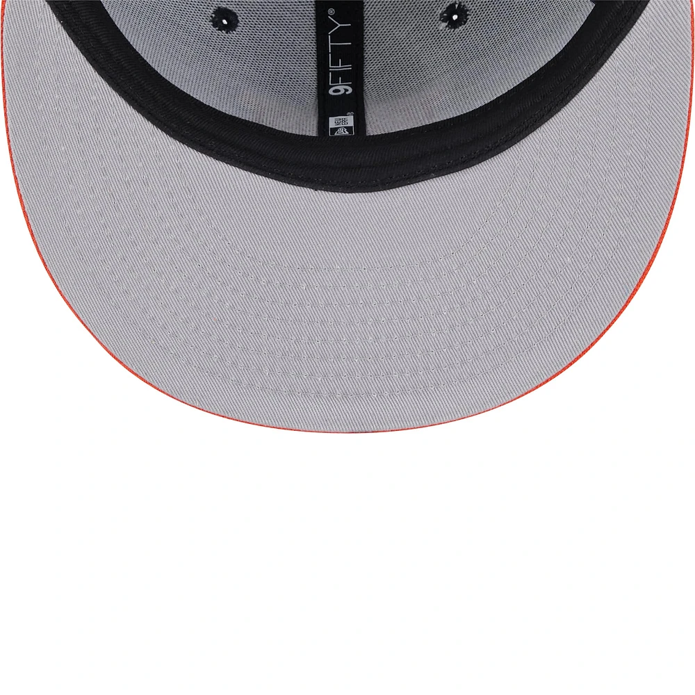 Men's New Era Navy Auburn Tigers Two-Tone 9FIFTY Snapback Hat