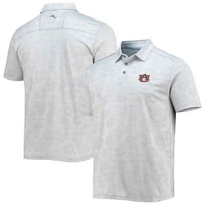 Polo Homme Tommy Bahama Gris Auburn Tigers Ananas Palm Coast IslandZone