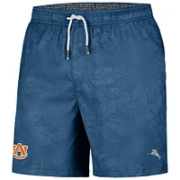 Men's Tommy Bahama Navy Auburn Tigers Naples Layered Leaves Swim Trunks