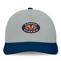 Men's Top of the World  Gray/Navy Auburn Tigers Mick Flex Hat