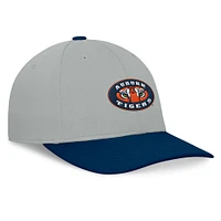 Men's Top of the World  Gray/Navy Auburn Tigers Mick Flex Hat