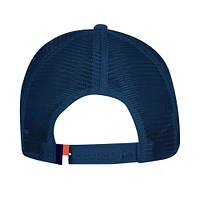 Men's Under Armour  Navy Auburn Tigers 2024 Sideline Blitzing Trucker Adjustable Hat