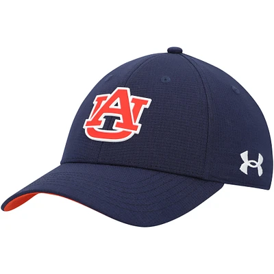 Casquette Under Armour Auburn Tigers Airvent Performance Flex pour homme, bleu marine