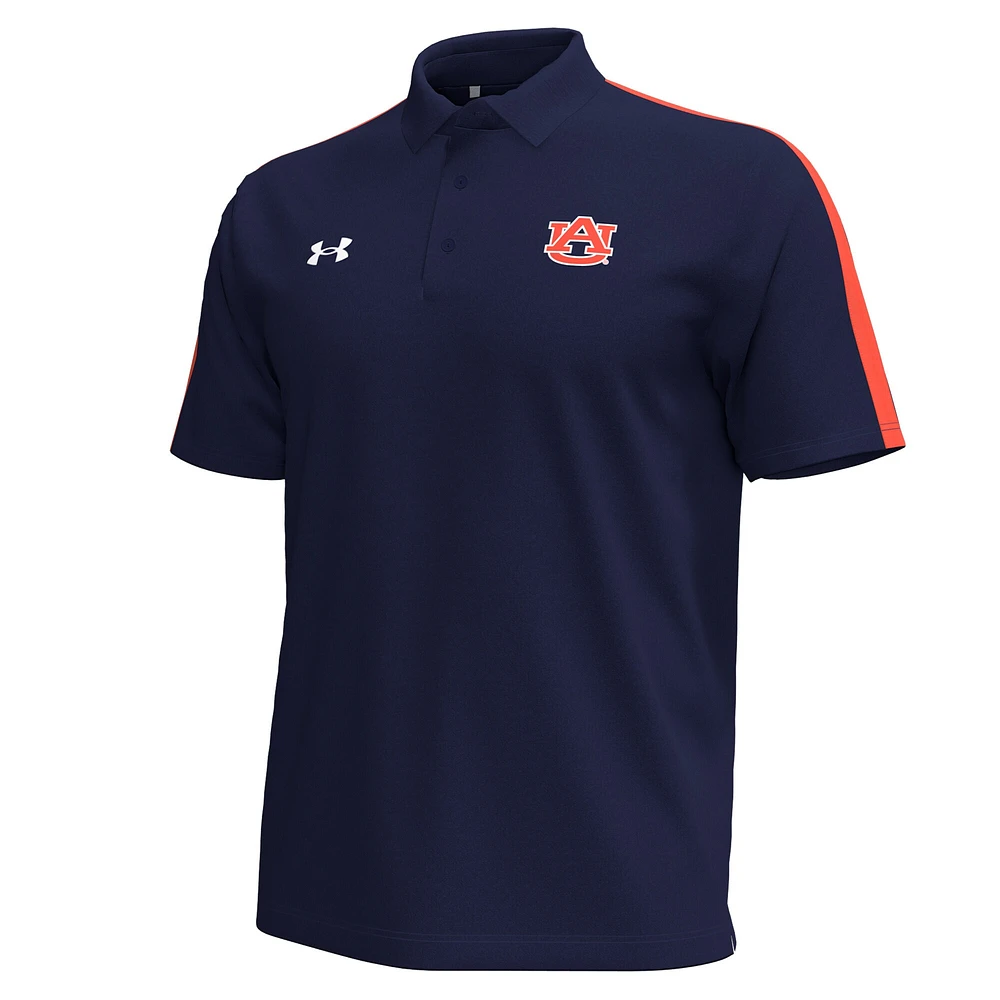 Men's Under Armour Navy Auburn Tigers Pinnacle Performance Polo
