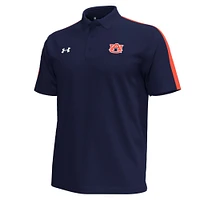 Men's Under Armour Navy Auburn Tigers Pinnacle Performance Polo