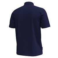 Men's Under Armour Navy Auburn Tigers Pinnacle Performance Polo