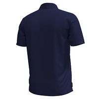 Men's Under Armour Navy Auburn Tigers Playoff Chest Stripe Performance Polo