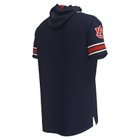 Men's Under Armour Navy Auburn Tigers Shooter Raglan Hoodie T-Shirt